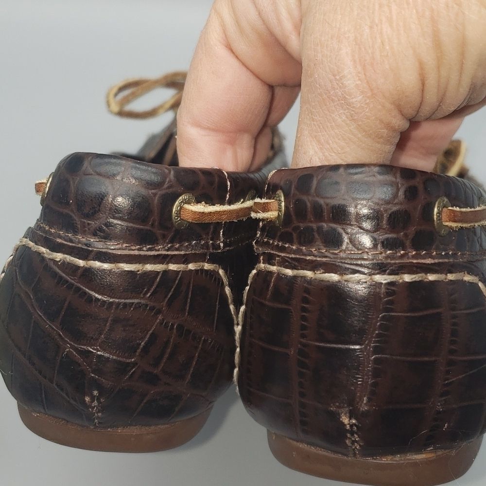 Sperry Topsider womens brown loafers size 7.5 - Picture 3 of 10